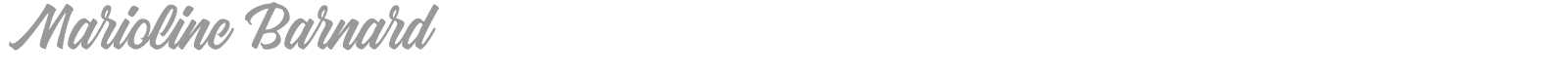 Marioline Barnard font preview